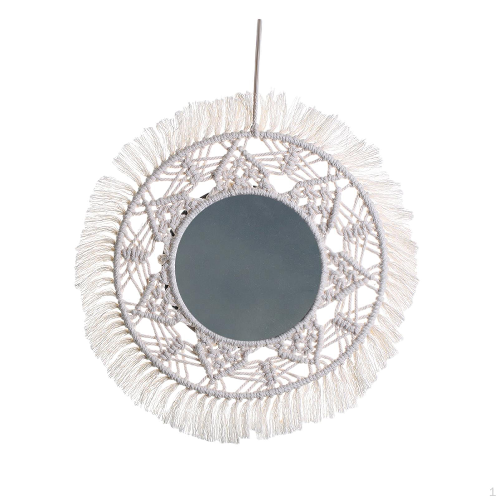 

Boho Mirror Decor Hanging Wall Gift, Decorative ,Wall for Bedroom Home