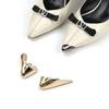 Metal Protective Head for High Heels Anti Kick Concealer Shoe Decoration Women Luxury Diamond Shoe Tip Accessories 2Pcs