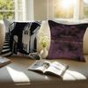 Pop Music Album M-Mazzy Star Pillow Case Anti-dustmite Pillowcase Invisible zipper silky short plush Sofa cushion cover