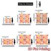 Set Of 2 Flat Printing Curtains Without Rod Fruit Party Design Women Is Day Festival Chic Print Curtain Made Polyester Machine Washable