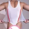 Men'S Mesh Patchwork Bodysuit Sleeveless Sexy Sheer Breathable Open Crotch Tights Thin Shaping Exotic Onesies Nightwear Leotard