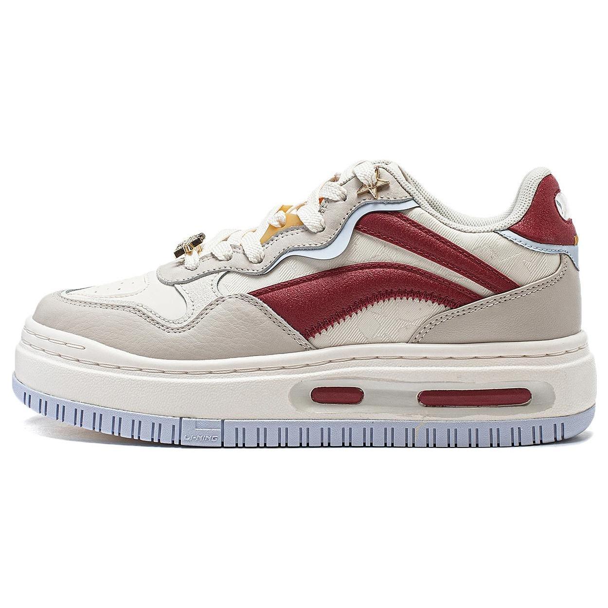 (WMNS) Li-Ning Future C1 Beige Red Women s AGCT500-5 EU 36⅓