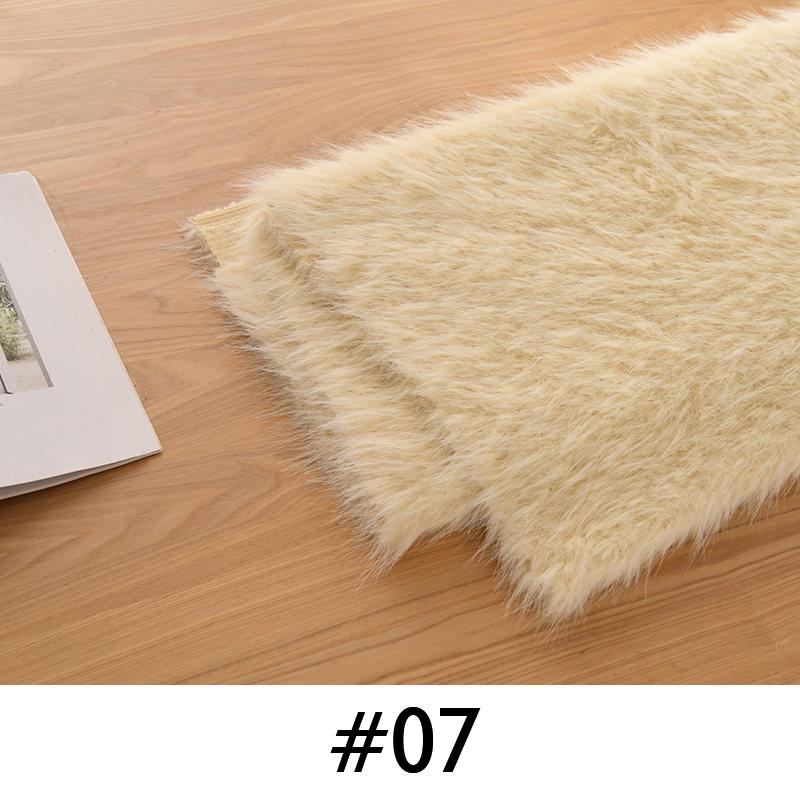 50*160cm Warm Plush Thicken Encryption Fabric 3cm Mohair Fabric DIY Coat Pillow Blanket Plush Toy Clothing Background Display