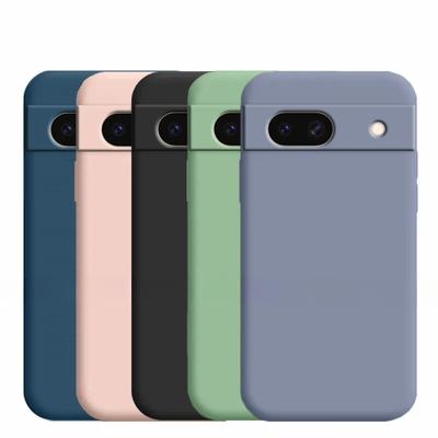 Etui na Google Pixel 8A Google Pixel 8A 7A 6A 7 8 Pro Pokrowiec Luksusowy TPU Odporny na wstrząsy Płynny Silikon Ochronny Pokrowiec na tył