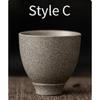 80ml Ceramic Tea Cup Japanese Style Ancient Style Kung Fu Tea Set
