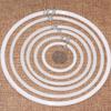 10Pcs Dreamcatcher Ring Set 20Cm White Plastic Circles for DIY Dream Catcher Craft Yarn Wrapping Projects Dreamcatcher Ring