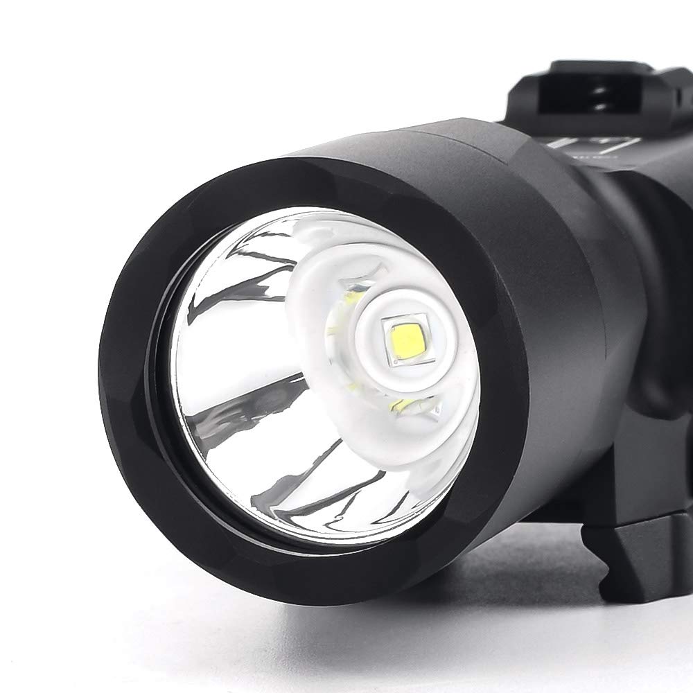 WADSN Surefire X300 ULTRA Weapon Light, Tactical Flashlight, 600 Lumens, Airsoft, Handgun Light (Black)