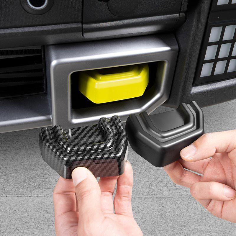 

1 пара автомобильных фаркопных крюков, накладка на крюк прицепа, защита от царапин, совместима с Voor Chery