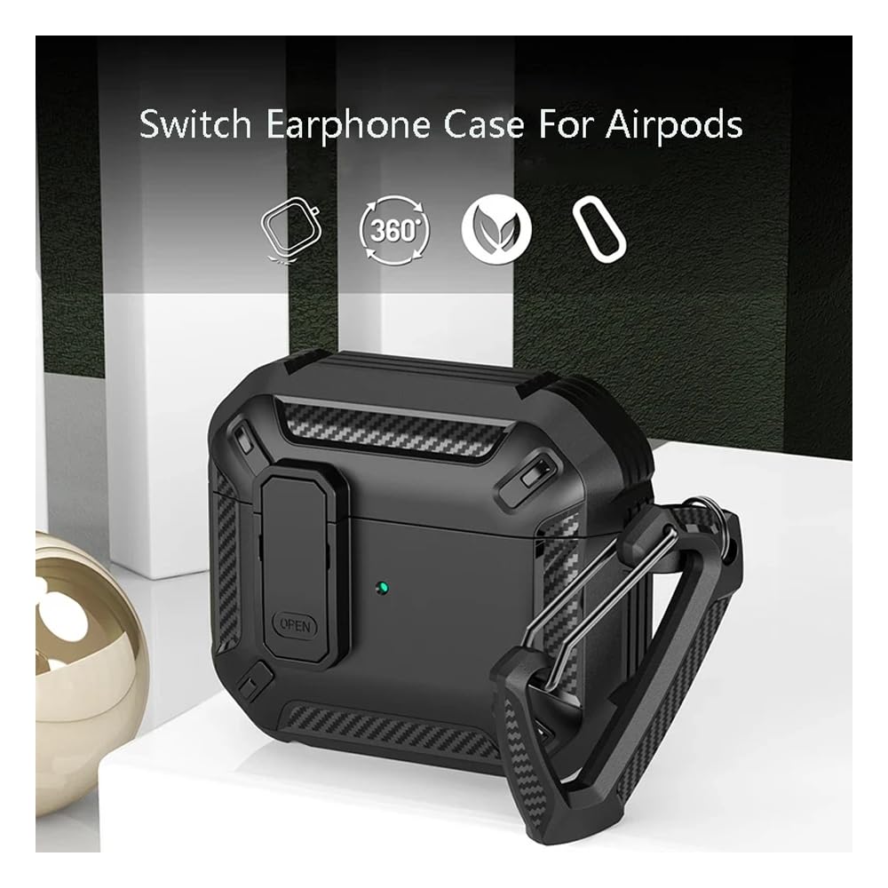 Case for AirPods Pro 3 with & Cleaning Kit Shockproof Dustproof [Secure Lock Design] Protective Cover for AirPods Pro 3