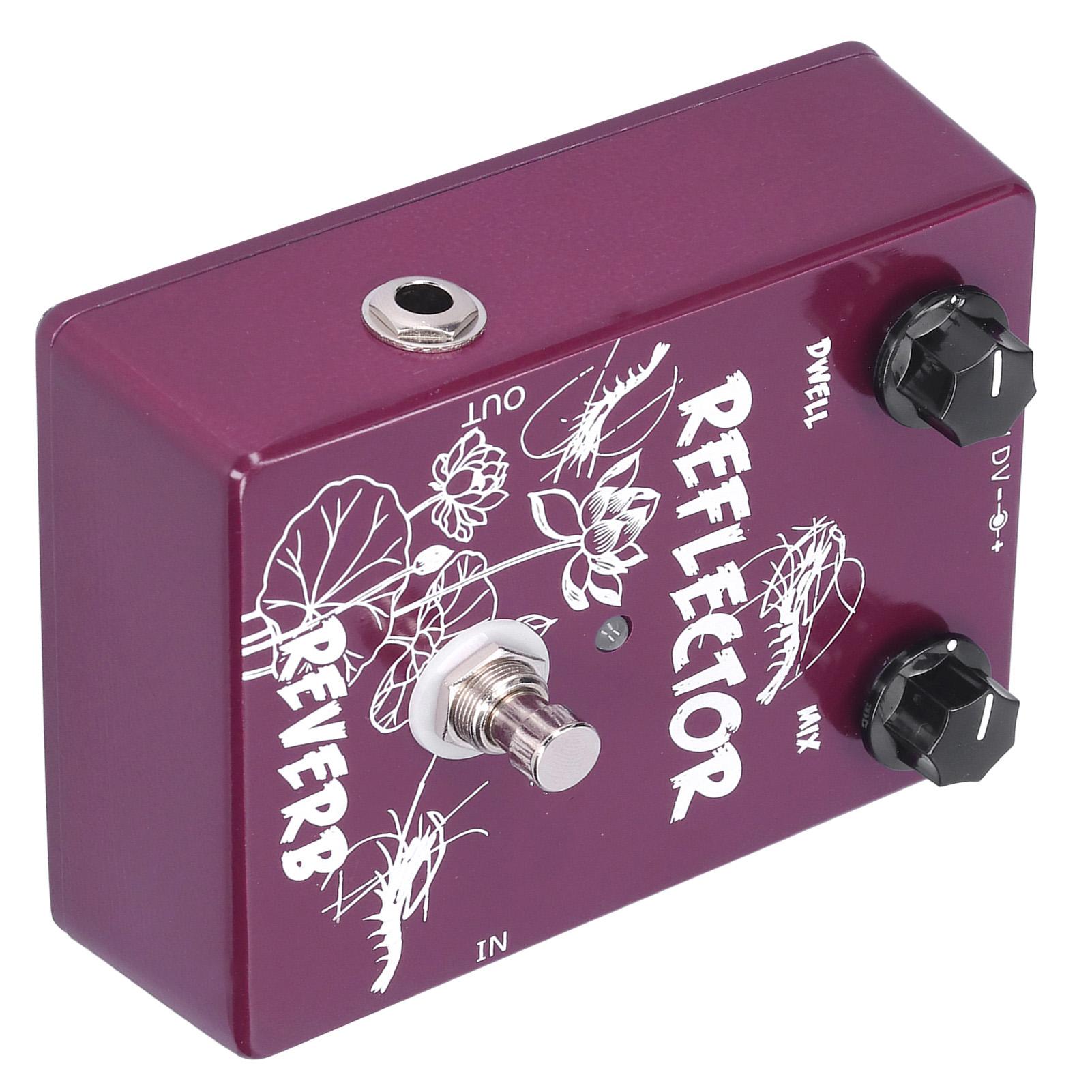 

Пружинная педаль реверберации для электрогитары, рефлекторный эффект, аксессуары, корпус из алюминиевого сплава CP44