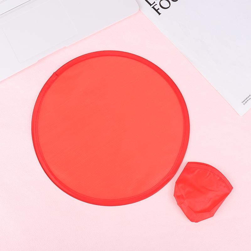 Přenosné skládací barevné kapesní skládací ventilátory s létajícím diskem pro letní venkovní hračky, dárky pro párty