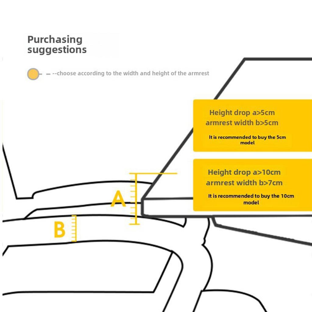 Office Chair Armrest Pad Armrest Cushion Comfortable Replacement Desk Chair Dining Room Living Room Home Sofa Armrest Cover