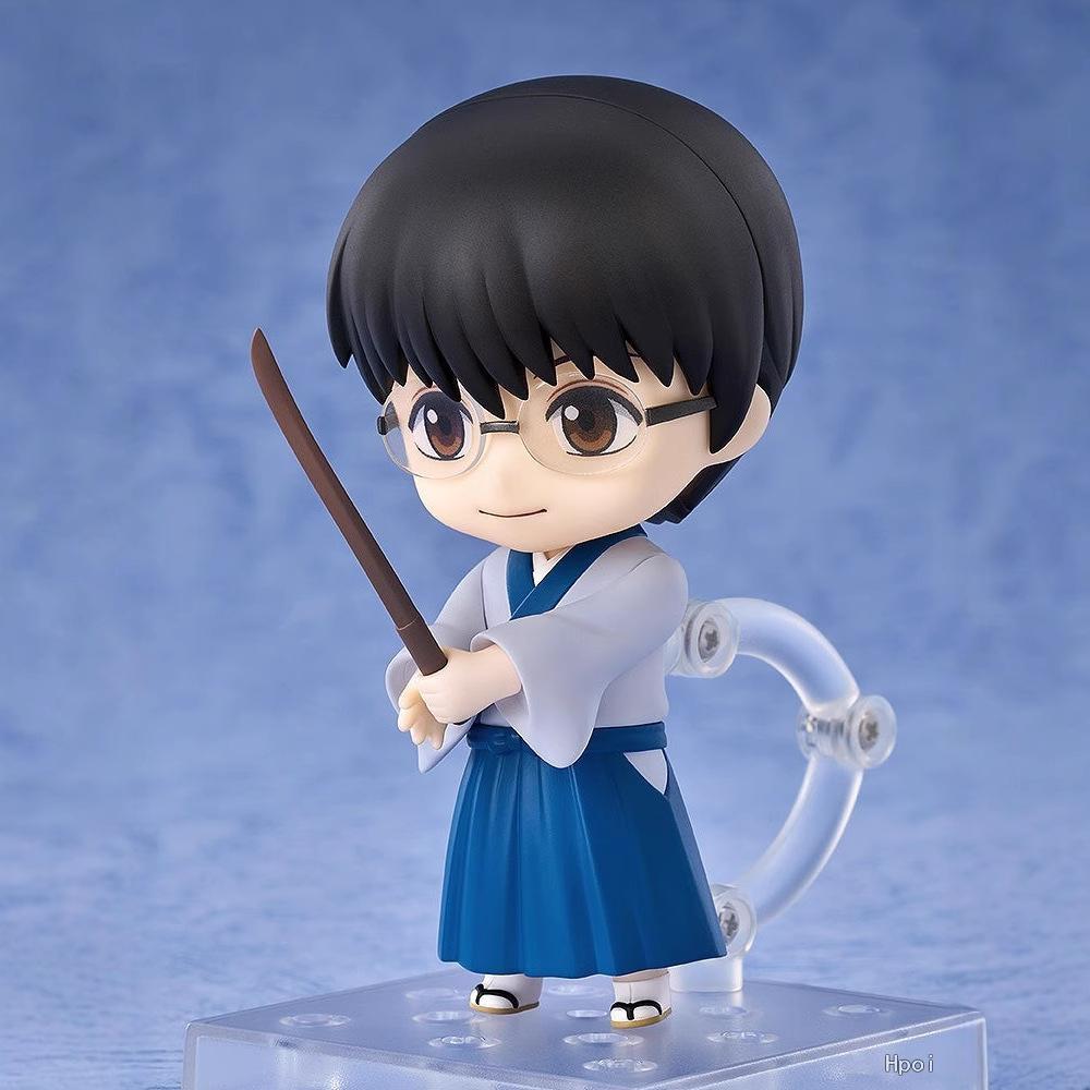 10cm Gintama Shimura Shinpachi Multiple Accessories Anime Figure Model Gk Statue Collection Desktop Decoration Ornament Toy Gift