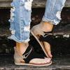Vow-Women Summer Clip-Toe Chaussures Zipper Comfy Sandales Appartements Lady Casual Beach Sandales