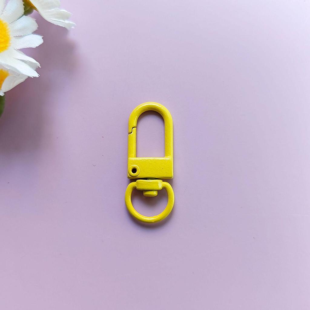 Bunte DIY Schlüsselanhänger-Accessoires: Kleine 3-Punkt Candy Color Hundeschnalle für Schmuck, Handtaschen und Puppenaufhängung