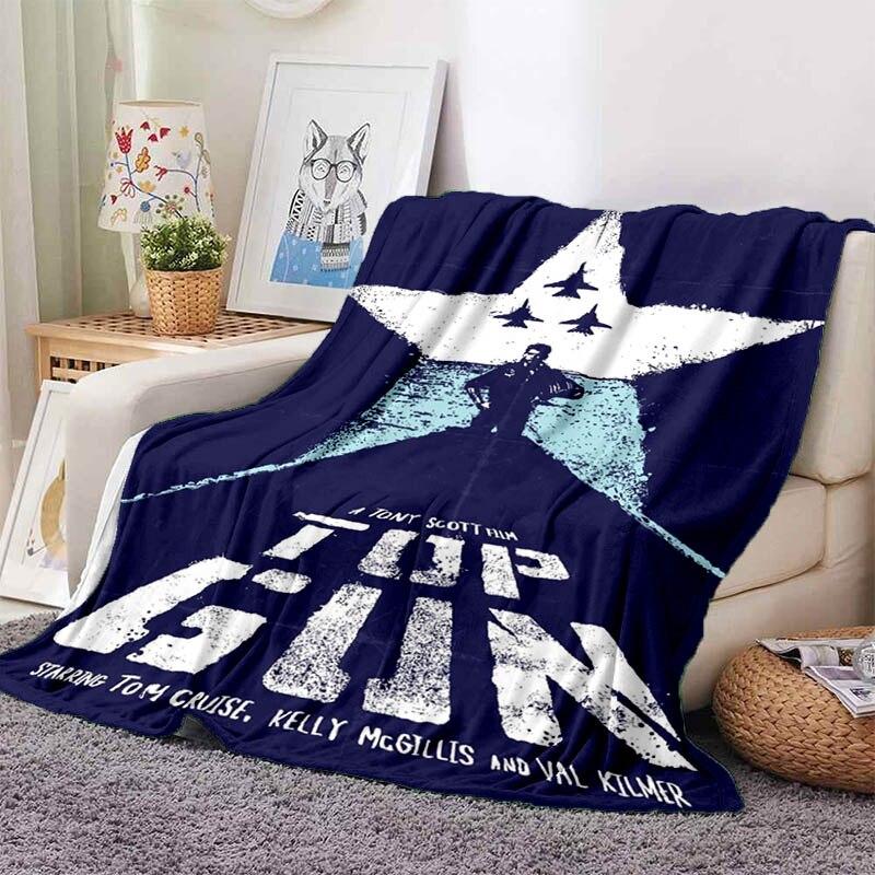 Classic Movie Top Gun Blanket Children's warm and beautiful blanket soft and comfortable blanket birthday gift