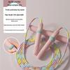 Children's Rainbow Bamboo Jump Rope