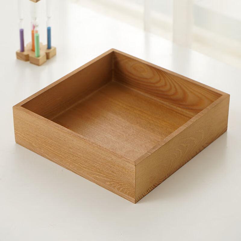 Pine Wood Divided Snack Box