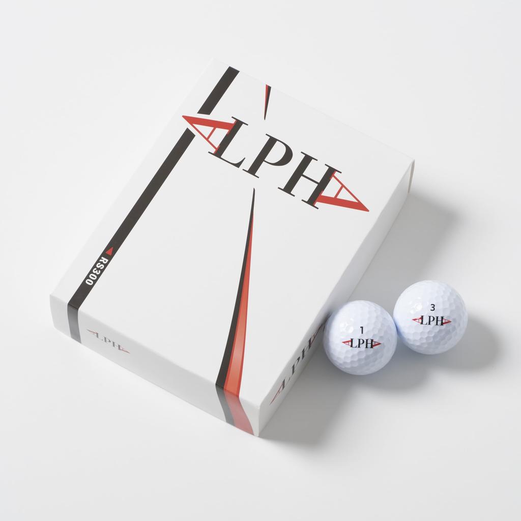 ALPHA Golf Balls 1 Dozen Genuine Product (12 Pieces) =RS300= (Moon White)