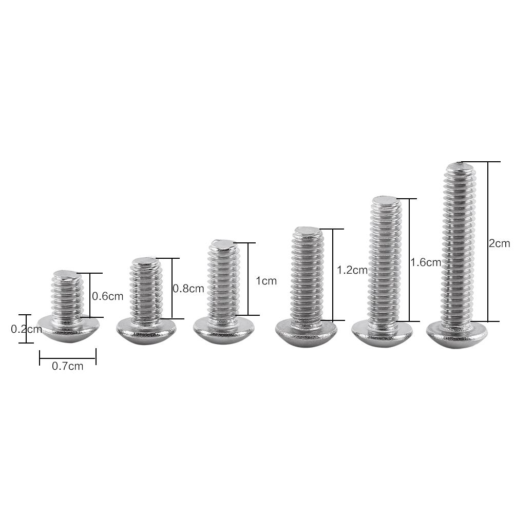 M4 A2 Stainless Steel Hex Socket Screws With Hex Nuts Assortment Fasteners( Head)