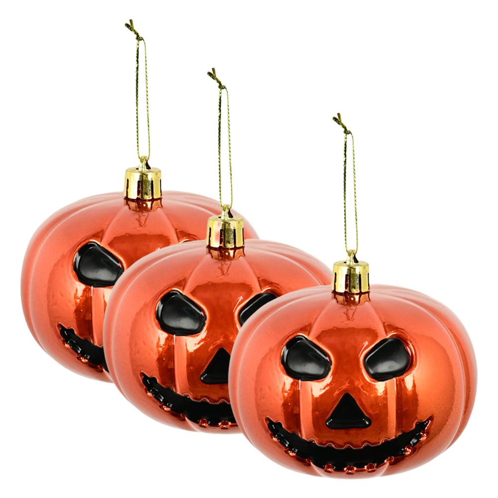 Halloween Hangings Pumpkin Ornaments Vintage Halloween Ornaments Hangings Pumpkin Pendants 3pcs Tree Decorations Pumpkin