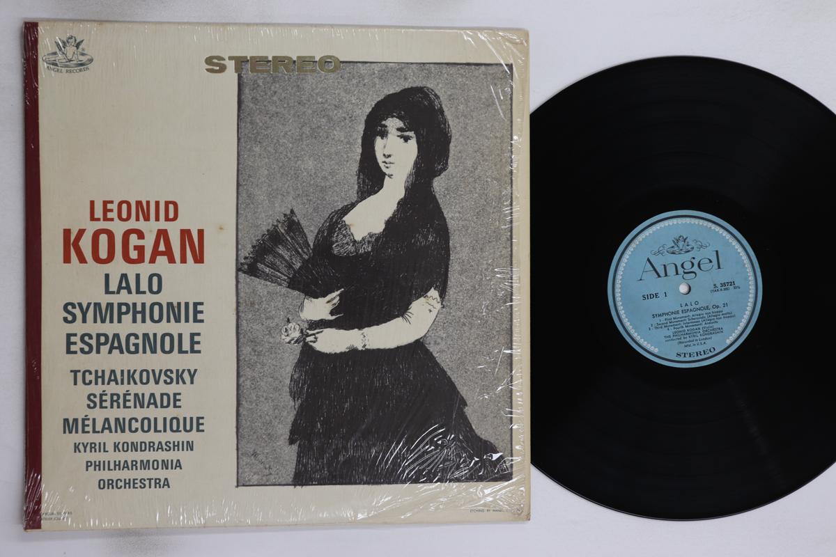 

LP Record LEONID KOGAN, KYRIL KONDRASHIN, PHI - Lalo Symphonie Espagnole / Tchaikov S35721 ANGEL 1962 US Classical Used