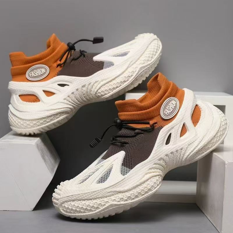 

Men s shoes new shoes casual shoes sports shoes fashion casual breathable men s shoes dad shoes 45 оранжевый