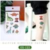 Ruikalong Glitter Animal Tattoo Stickers for Kids - Cartoon Dinosaurs, Water Transfer