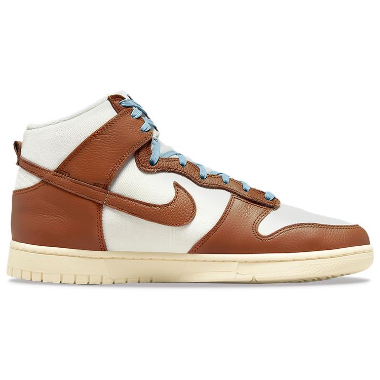 New Nike Dunk High Prm Vintage Pecan Sail DQ8800-200
