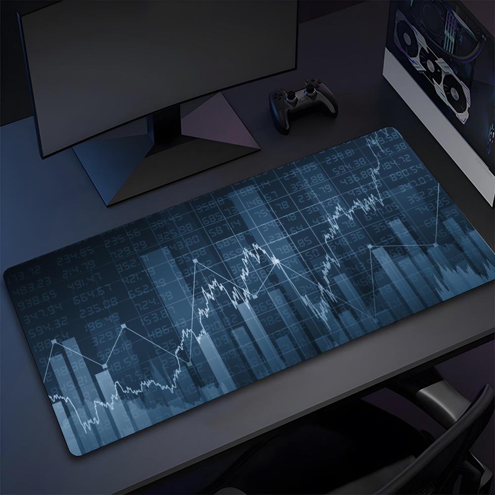 Stock Market Candle Chart Mouse Pad High Quality Natural Rubber Mouse Pad The Most Professional Washable Laptop Mouse Pad