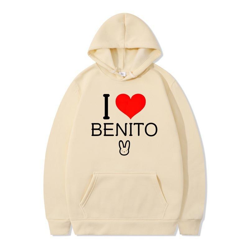 Autumn and winter new un verano sin ti bad bunny hoodie hooded sweater