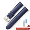 For Fossil Fs4813 Fs4735 Q Smart Series Men's Genuine Cow Leather  Sweatproof Breathable Watchbands with Needle Buckle  22 24mm