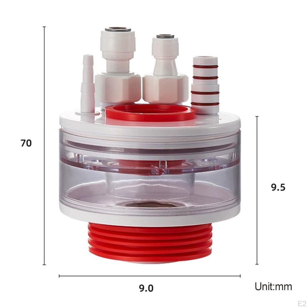 Versatile Kitchen Sink Drain Connector - Easy Installation for Multiple Ports