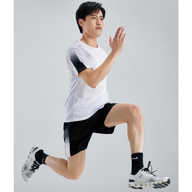 Quick-Dry Adult Fitness Sports Set: Short Sleeve Badminton, Tennis, General Training Summer Uniform