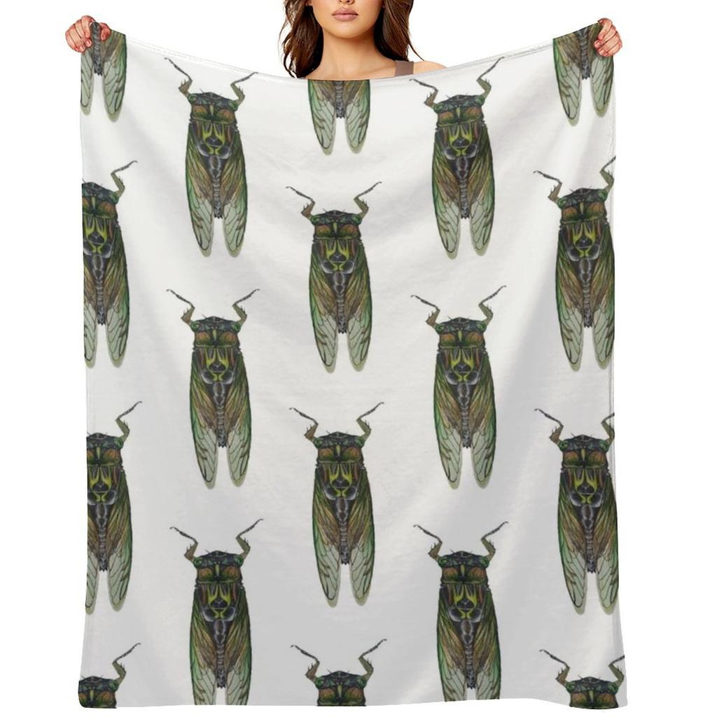 Cicada Throw Blanket Decoratives Thins For Baby Baby Blankets