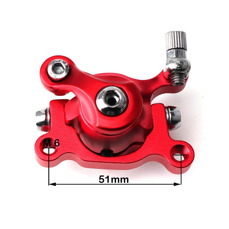 Brake Caliper Motorcycle Front/rear Disc Brake Calipers for 2 Strokes 33cc 43cc 49cc ATV Mini Bike Dirt Pocket Bike Go Kart