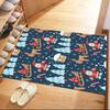 Nightmare Before Christmas Floor Mats for Living Room, Bedroom and Room Decoration Are Suitable for Gifts.