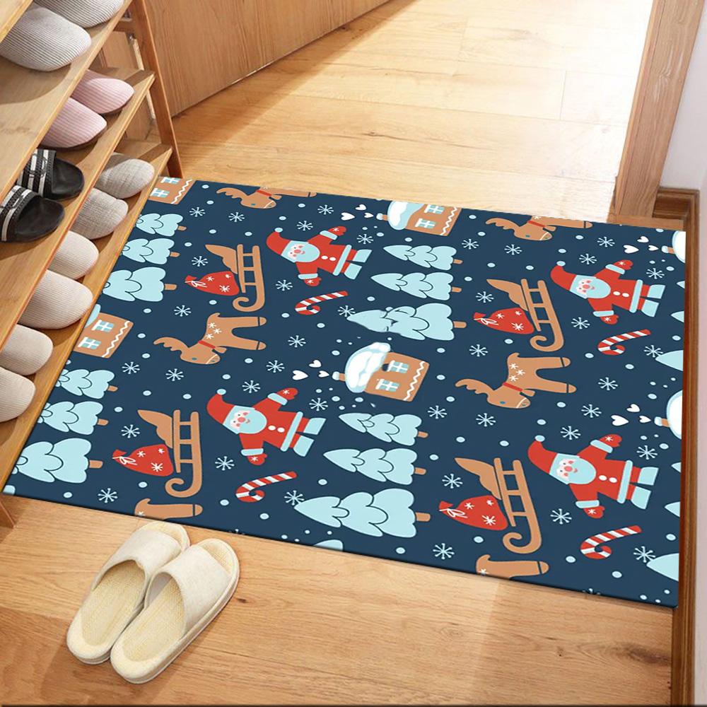 Nightmare Before Christmas Floor Mats for Living Room, Bedroom and Room Decoration Are Suitable for Gifts.