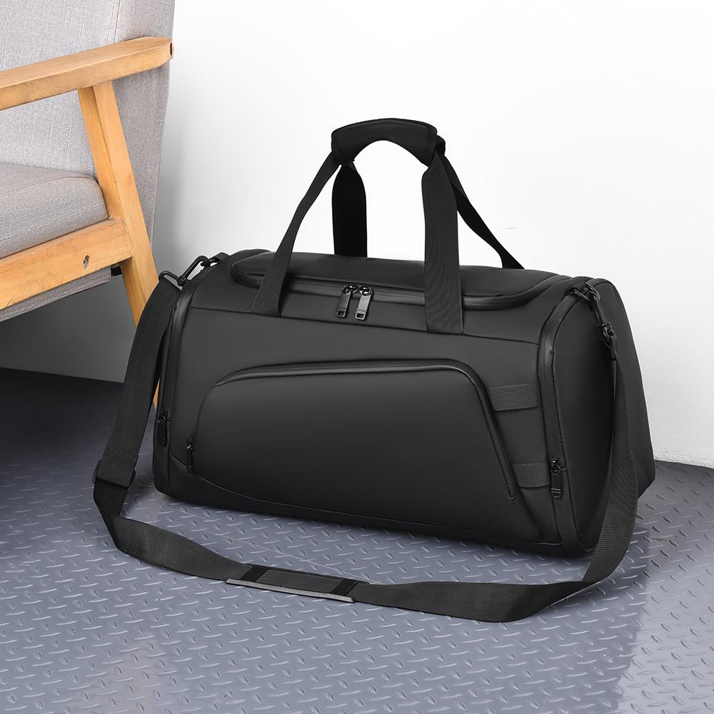 Trocken- und Nass-getrennte Reisetasche für kurze Strecken Tragbare multifunktionale Sport- und Fitnesstasche für Herren Schultertasche mit großer Kapazität