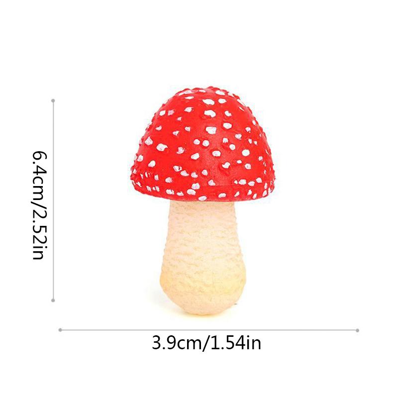 Mini Fairy Garden Miniatures Mushroom Garden Decoration Resin Mushroom Craft Miniature Artificial Bonsai Small Ornament