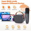 Mini Karaoke Machine for Kids Adults,Portable Bluetooth Karaoke Speaker for Adults Kids with 2 Microphones for 6 7 8 9 10 11 12 Years Old Girls Boys