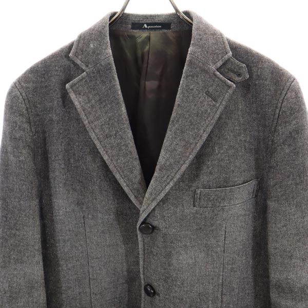 Aquascutum Mieszanka wełny Naszywki na łokciach w zestawie Kurtka LL Brązowa Myśliwska Męska Używana