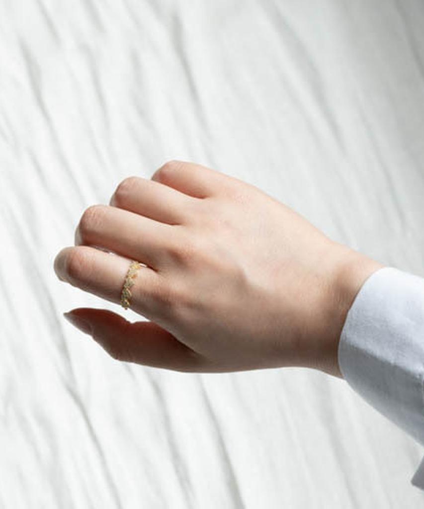Alleun Silver 925 Cubic Heart Silver Ring Friendship