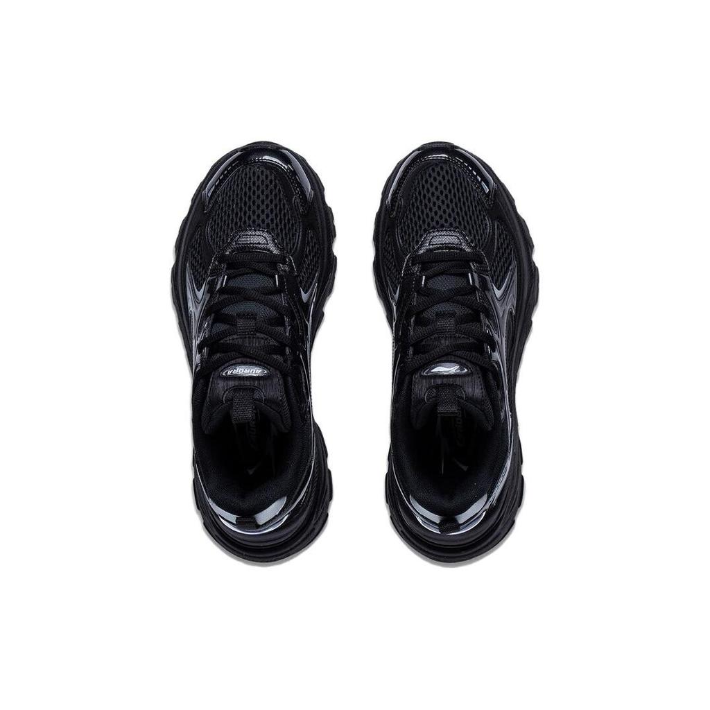 Li Ning Aurora 2K Comfortable Cushioning, Wear Resistant Low Top Casual Shoes Women's Black AGCT108-2
