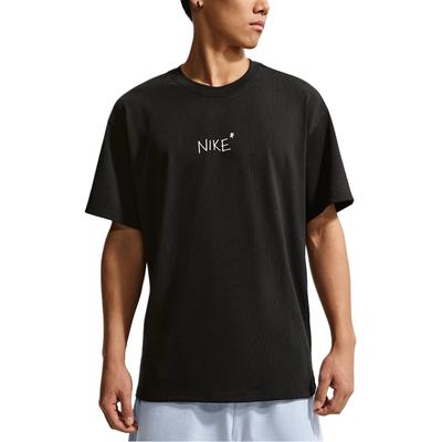 Sportswear T Shirts Men's Black Crew Neck Moderate IV2646-010