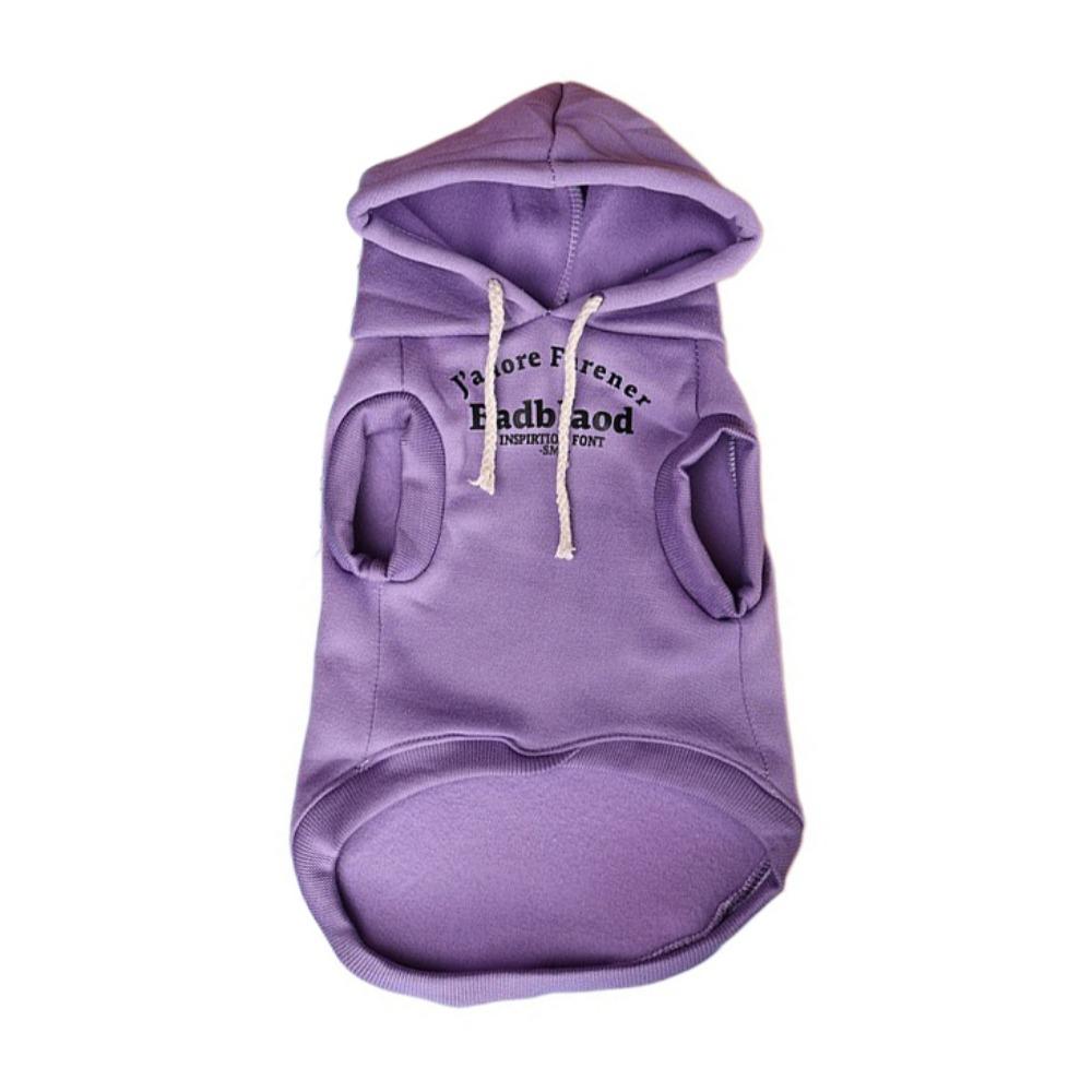 

Warm Dog Hoodie Letters Printing Puppy Pullover Practical Winter Dog Clothes for Autumn and Winter M