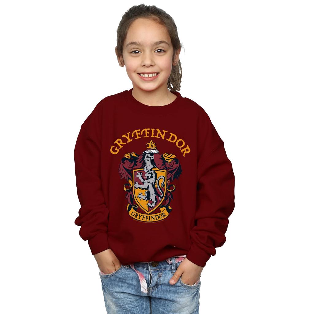 HARRY POTTER Girls Gryffindor Crest Sweatshirt