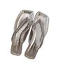 Flat Bottom Versatile Pinch Foot Flip-flop Shoes Women's Shoes Wear 2024 New Summer Beach French Small Sandals Sandals