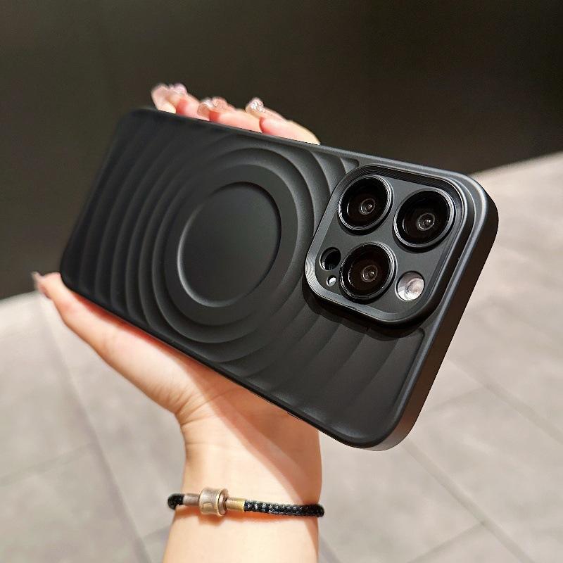 

3D Boyang Кронштейн для часов Магнитный чехол-присоска Подходит для Apple 16 ПК Маслораспыленный Чехол для мобильного телефона с ощущением кожи IPhone 15 Защитный чехол iPhone 16promax