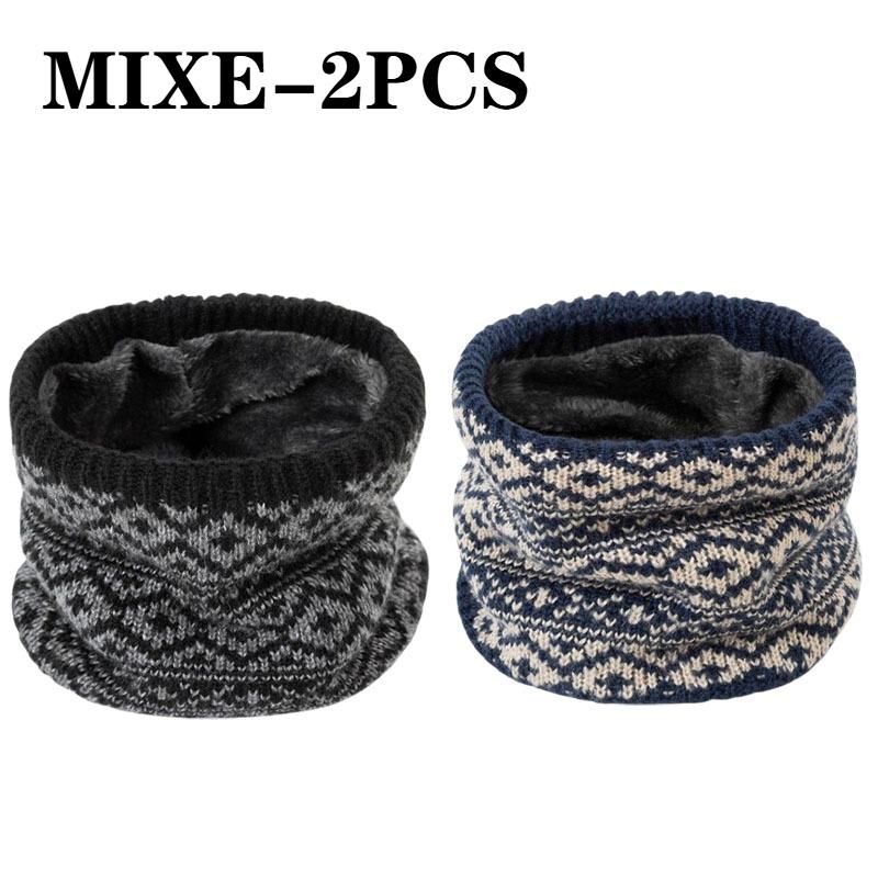 Fashion Soft Knitted Neck Warmer Sports Scarf for Women Men Face Cover Winter Running Skating Hiking Cold-Proof Thick Collar